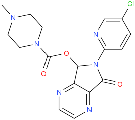 File:(RS)-6-(5-chloropyridin-2-yl)-7-oxo-6,7-dihydro-5H-pyrrolo-3,4-b-pyrazin-5-yl 4-methylpiperazine-1-carboxylate.png